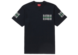 Supreme Stack Logo Tee Blauw
