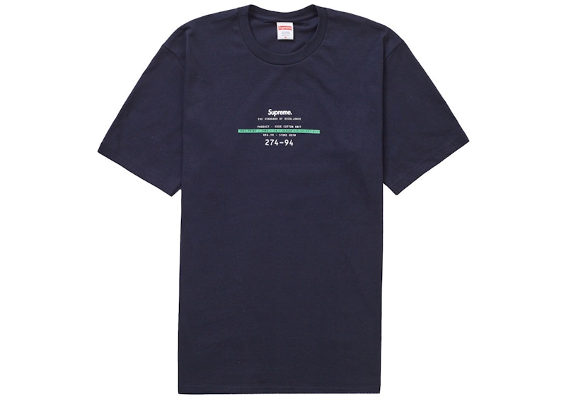 Supreme Standard Tee Blauw