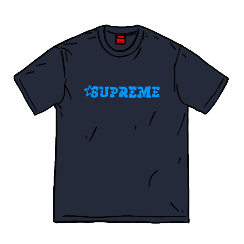 Supreme Star Logo S/S Top Blauw