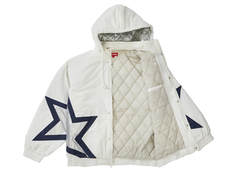 Supreme Stars Puffy Jacket Wit