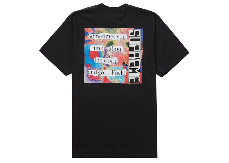 Supreme Static Tee Zwart