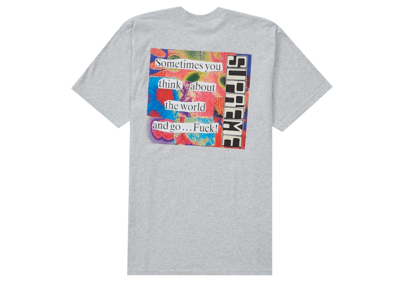Supreme Static Tee Grijs