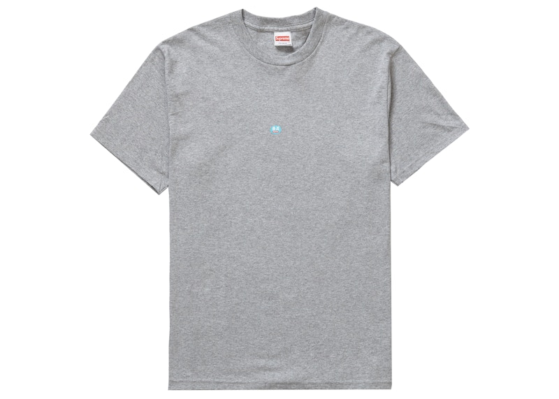 Supreme Sticker Tee Heather Grijs