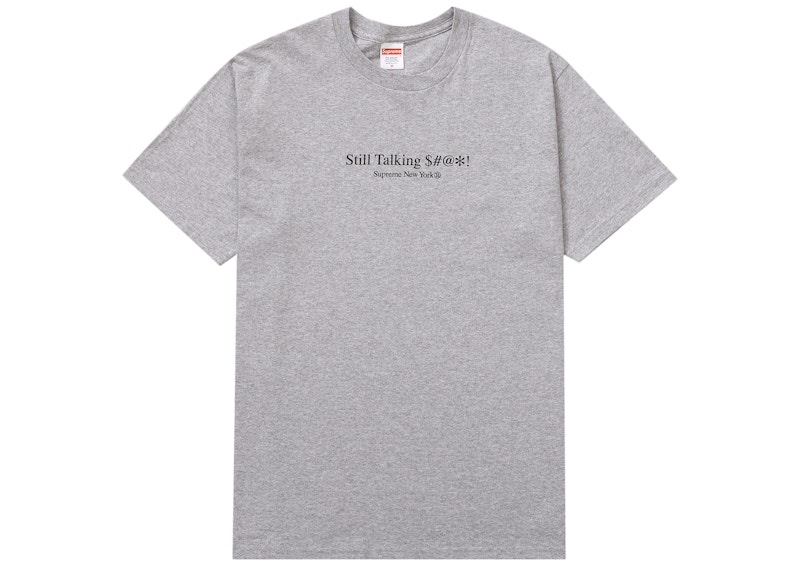 Supreme Still Talking Tee Heather Grijs