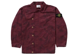 Supreme Stone Island Reactive Ice Camo Ripstop Jacket Rood