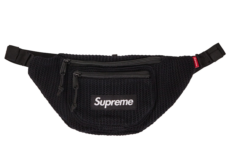 Supreme String Waist Bag Zwart