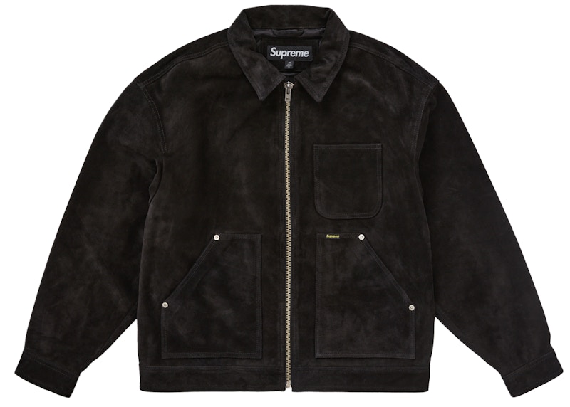 Supreme Suede Work Jacket Zwart