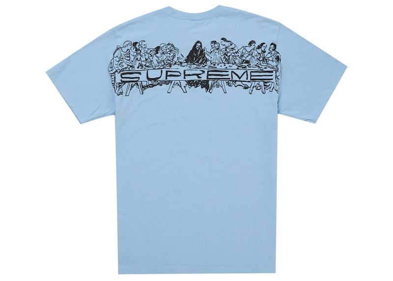 Supreme Supper Tee Powder Blauw