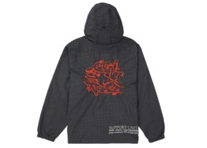 Supreme Support Unit Nylon Ripstop Jacket Zwart