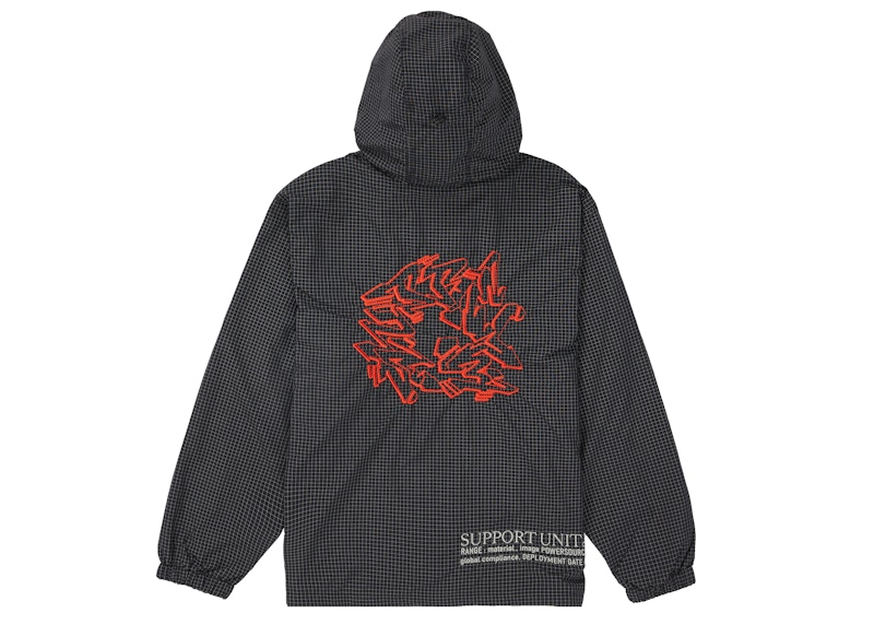 Supreme Support Unit Nylon Ripstop Jacket Zwart