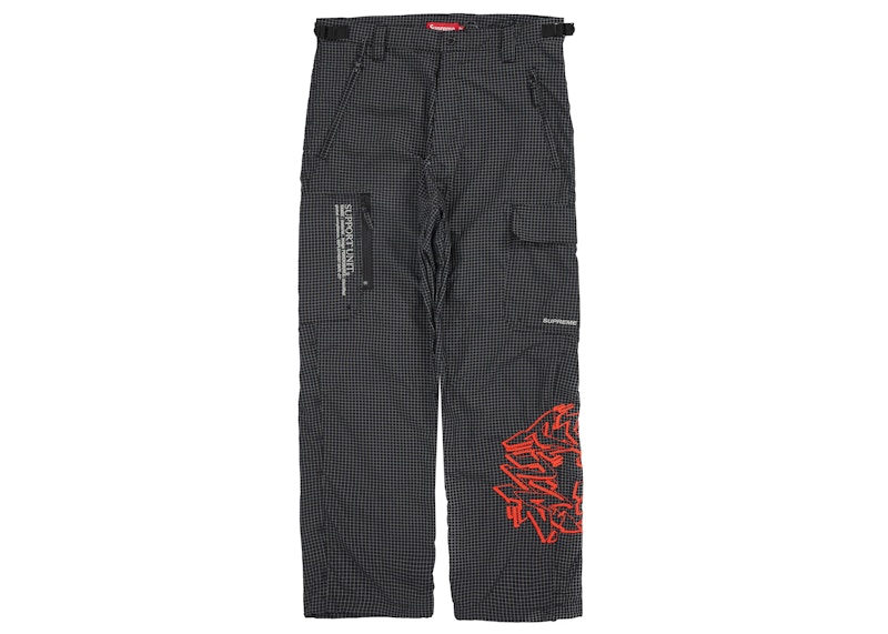 Supreme Support Unit Nylon Ripstop Pant Zwart