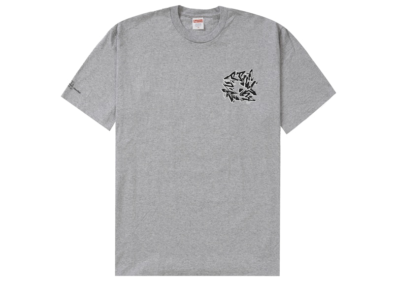 Supreme Support Unit Tee Heather Grijs