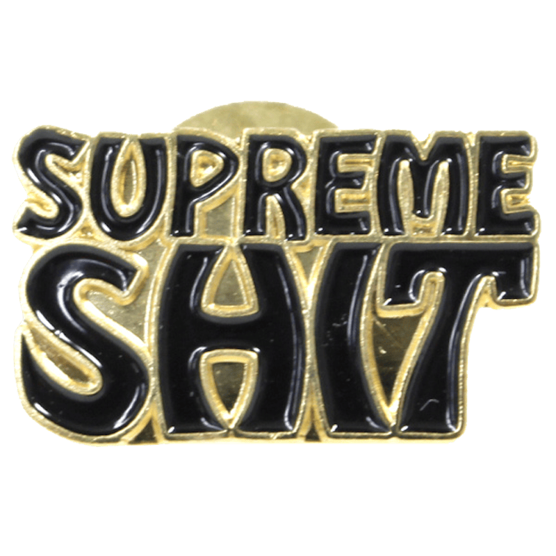 Supreme Supreme Shit Pin Goud