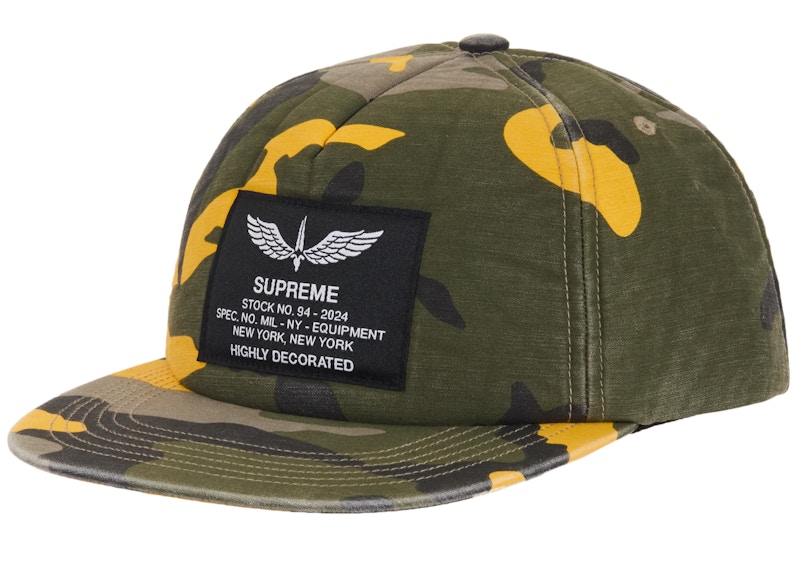 Supreme Surplus 5-Panel Camo Geel