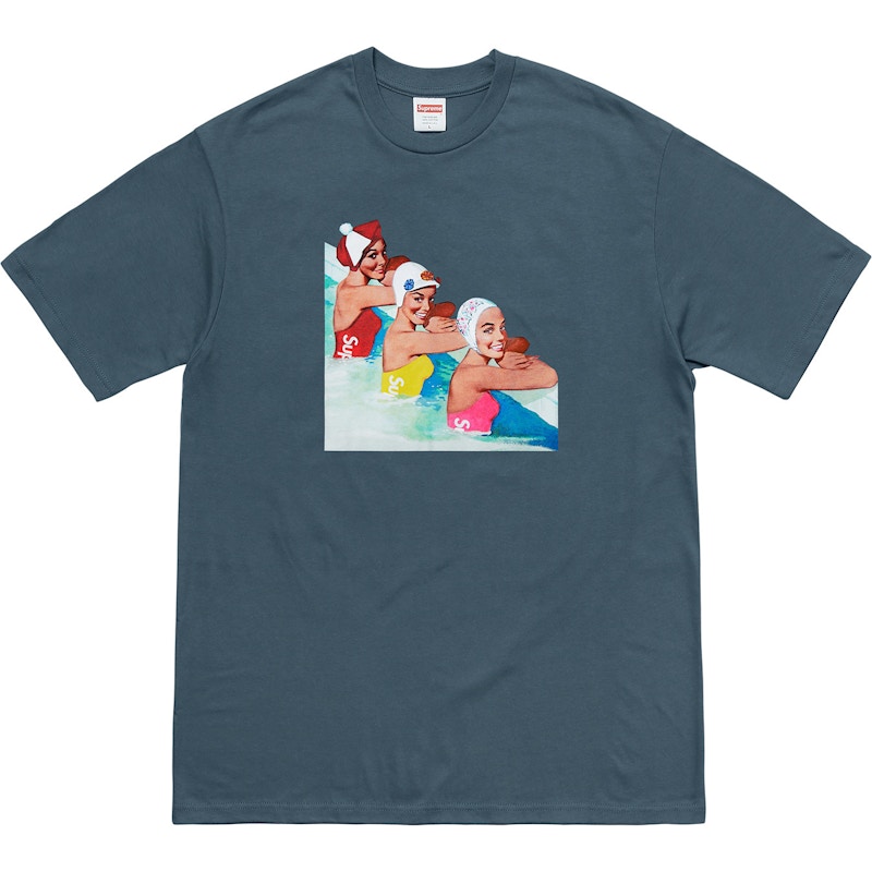 Supreme Swimmers Tee Dark Slate