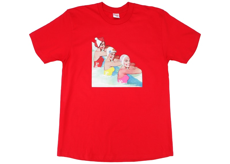 Supreme Swimmers Tee Rood