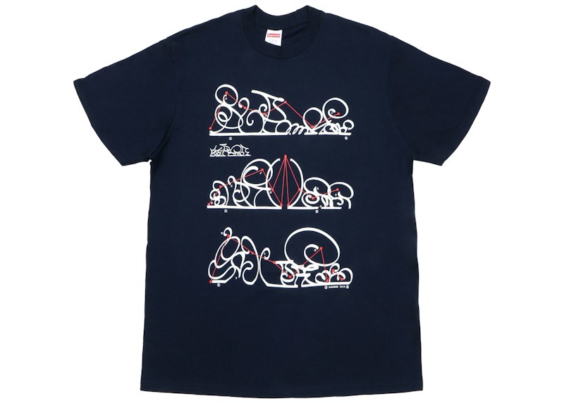 Supreme System Tee Blauw
