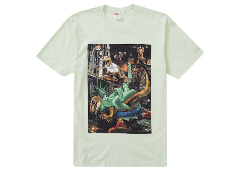 Supreme T-Rex Tee Pale Groen