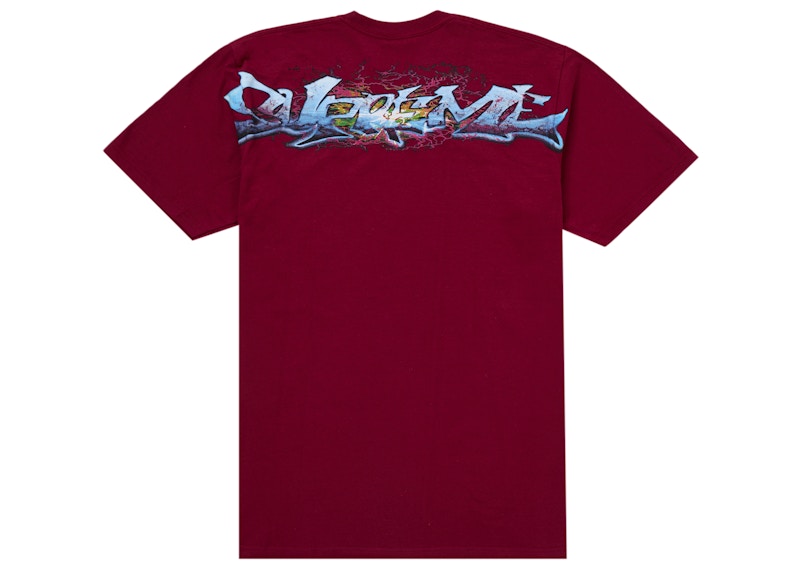 Supreme Tag Tee Cardinal