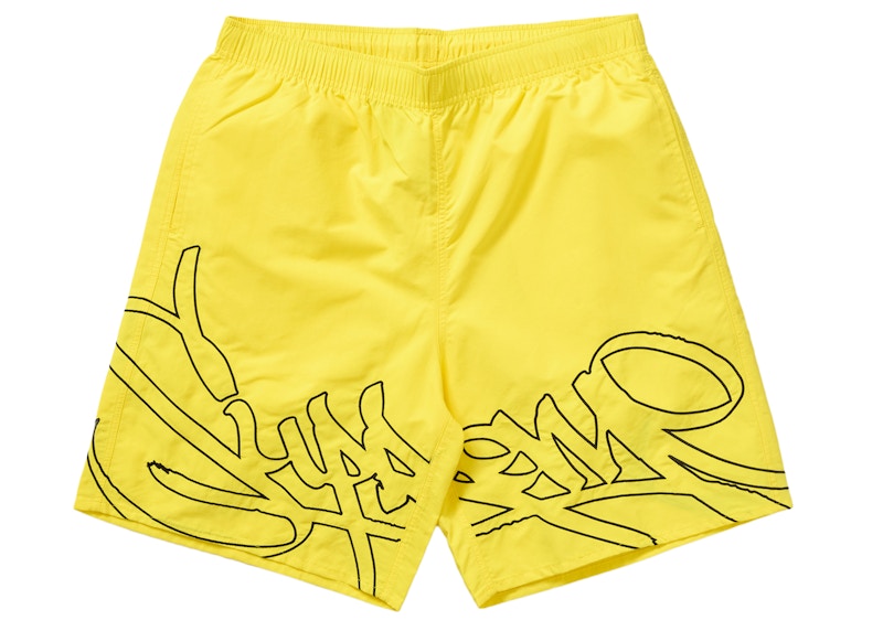 Supreme Tag Water Short Geel