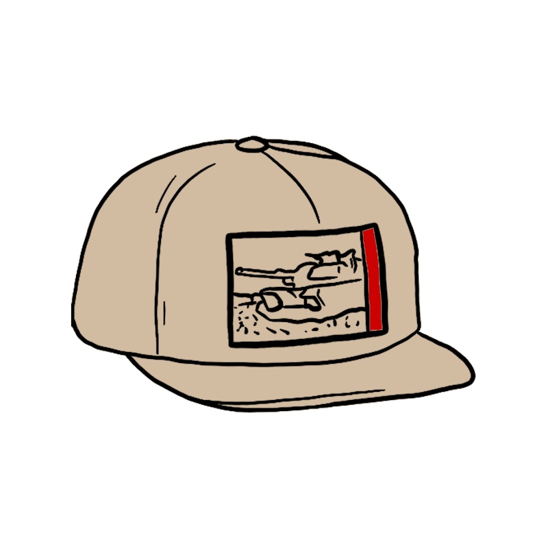 Supreme Tank 5-Panel Desert Camo
