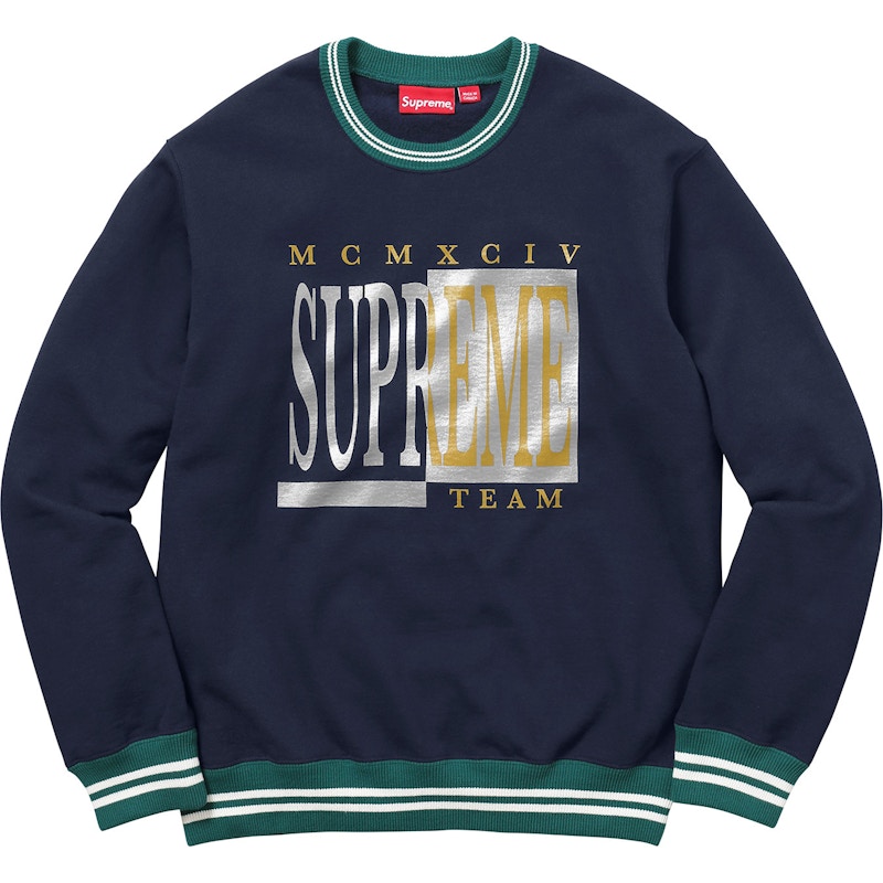 Supreme Team Crewneck Blauw