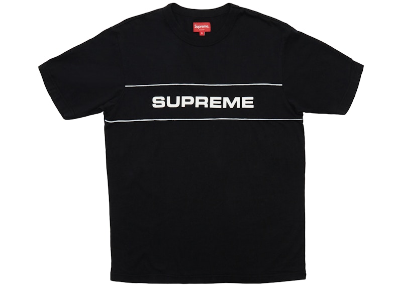 Supreme Team Ringer Tee Zwart
