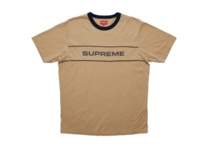 Supreme Team Ringer Tee Tan