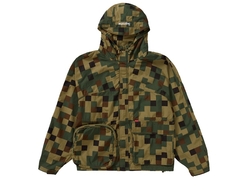 Supreme Technical Field Jacket Digi Camo Olijf