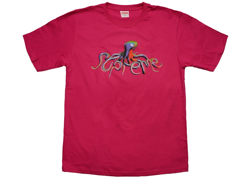 Supreme Tentacles Tee Hot Roze