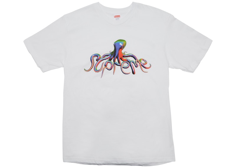 Supreme Tentacles Tee Wit