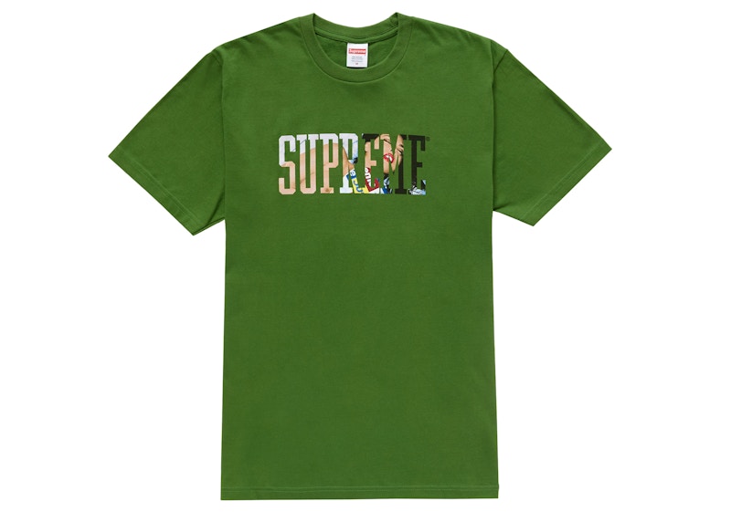 Supreme Tera Patrick Collegiate Tee Groen