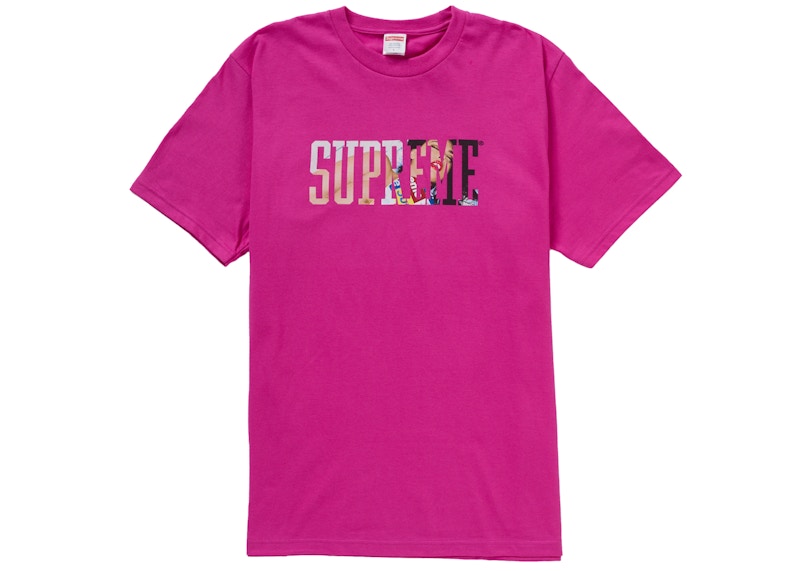 Supreme Tera Patrick Collegiate Tee Magenta Roze