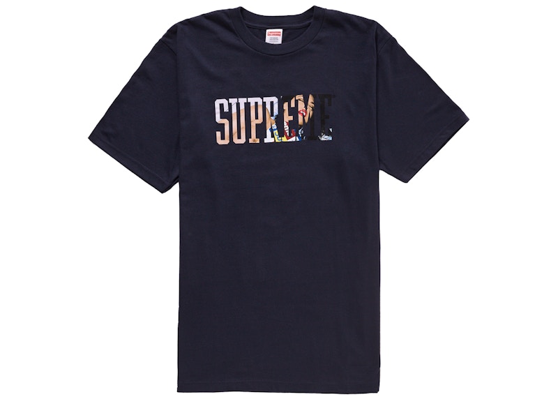 Supreme Tera Patrick Collegiate Tee Blauw