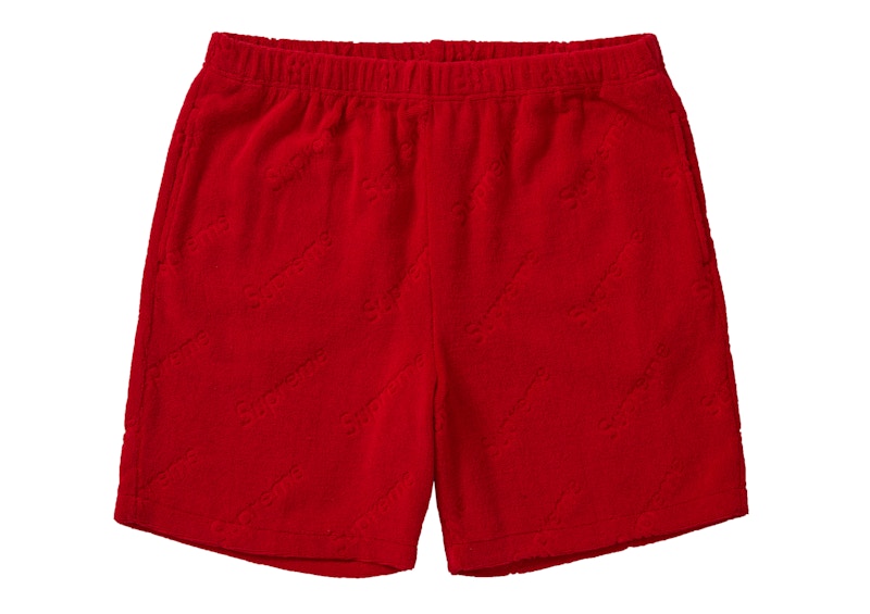 Supreme Terry Jacquard Logo Short Rood
