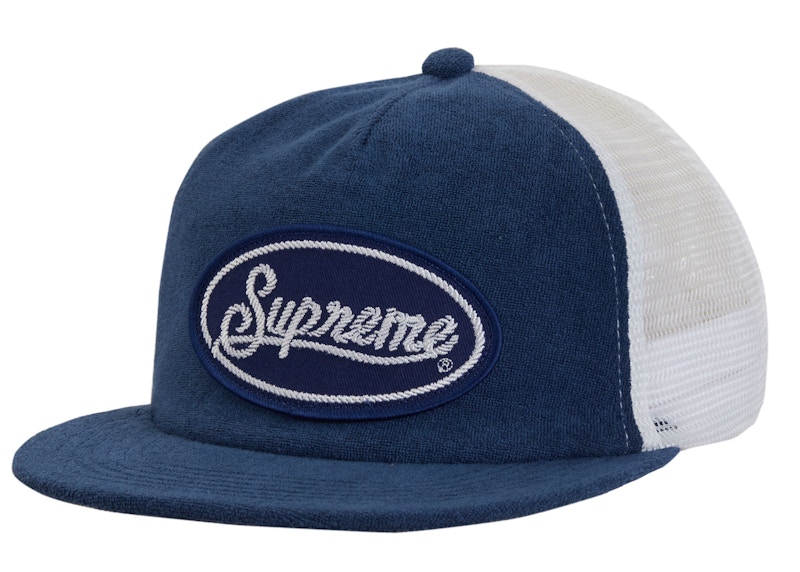 Supreme Terry Mesh Back 5 Panel Blauw