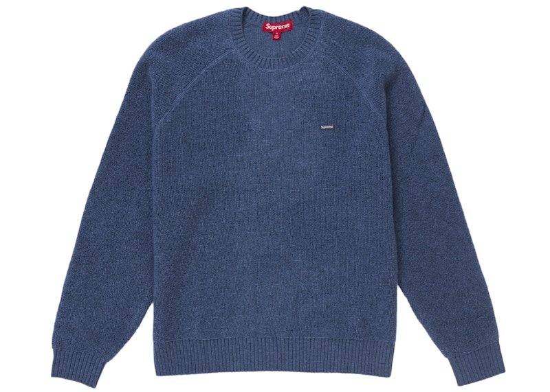 Supreme Terry Small Box Sweater Blauw