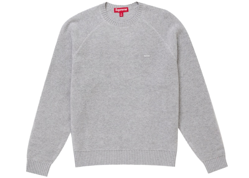 Supreme Terry Small Box Sweater Heather Grijs
