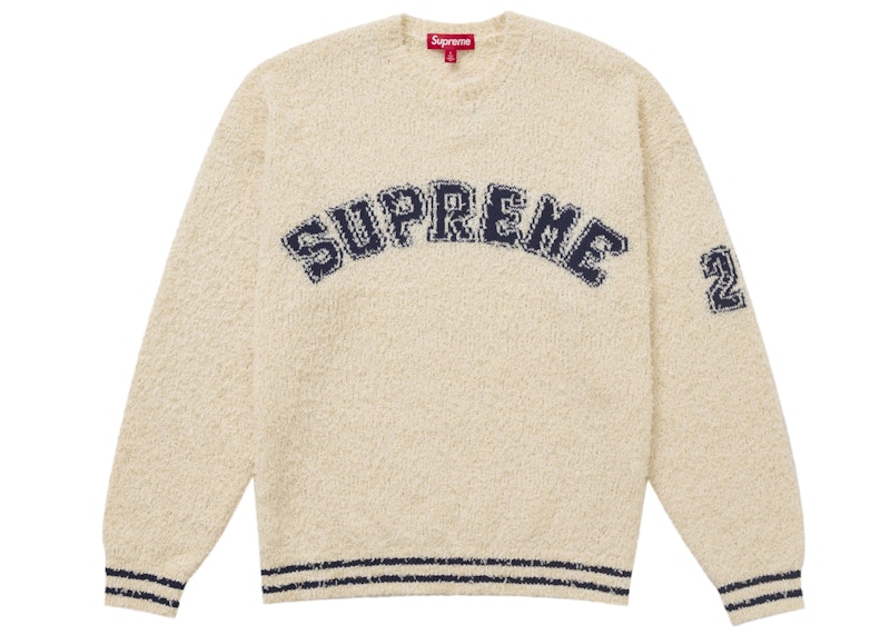Supreme Textured Arc Sweater Creme