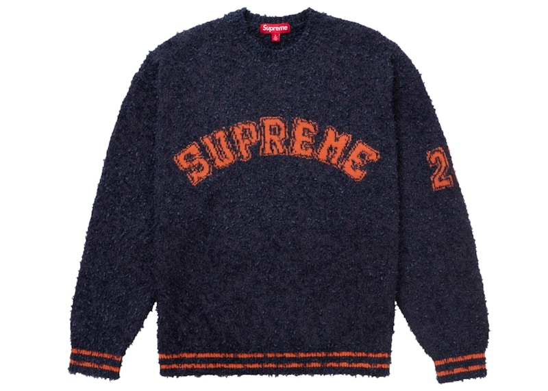 Supreme Textured Arc Sweater Blauw
