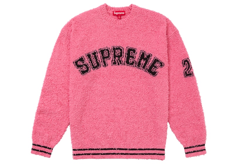 Supreme Textured Arc Sweater Roze