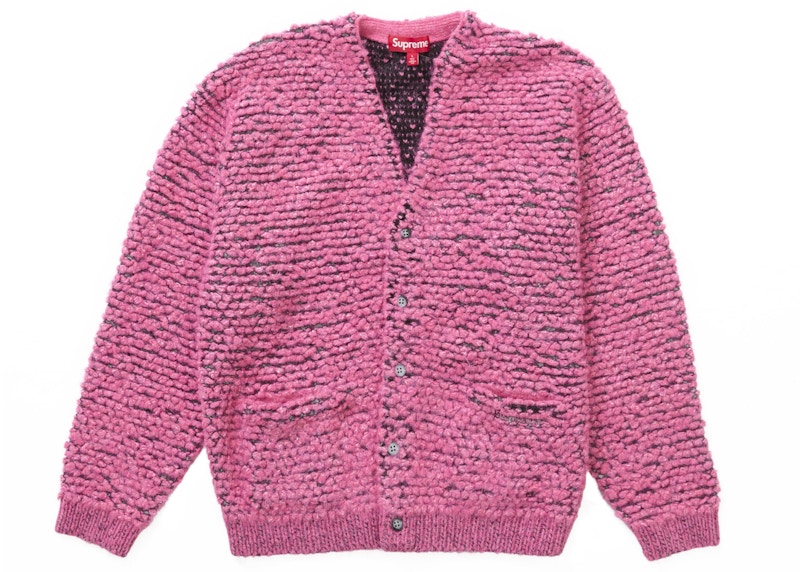 Supreme Textured Knotted Cardigan Roze