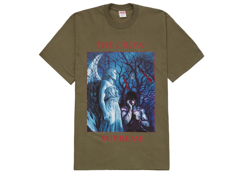Supreme The Crow Tee Light Olijf