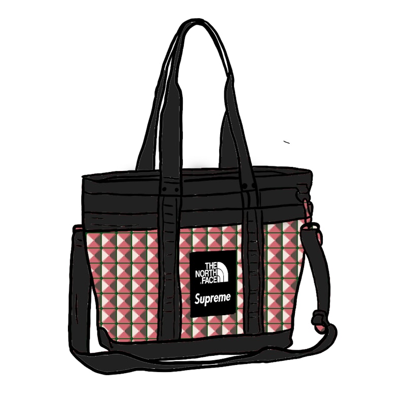 Supreme The North Face Studded Explore Utility Tote Rood