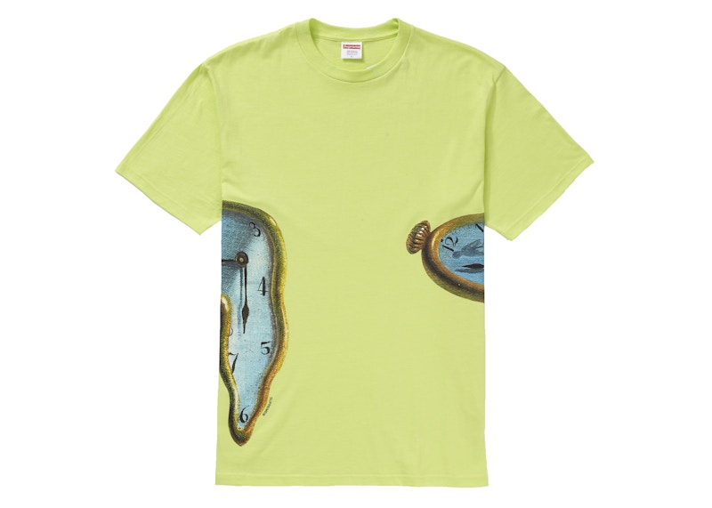 Supreme The Persistence Of Memory Tee Neon Groen