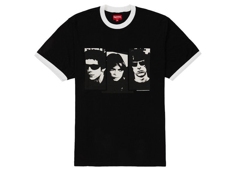 Supreme The Velvet Underground Ringer Tee Zwart