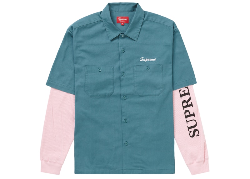 Supreme Thermal Work Shirt Work Groen
