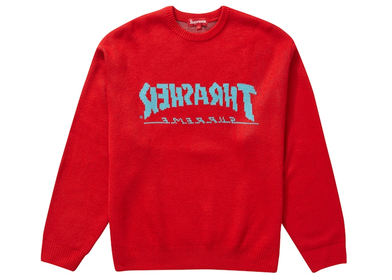 Supreme Thrasher Sweater Rood