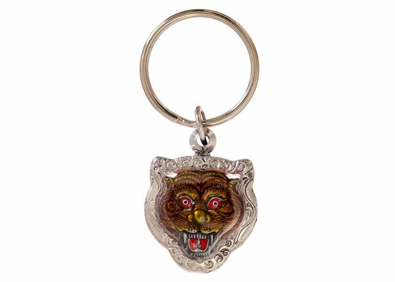 Supreme Tiger Keychain Zilver