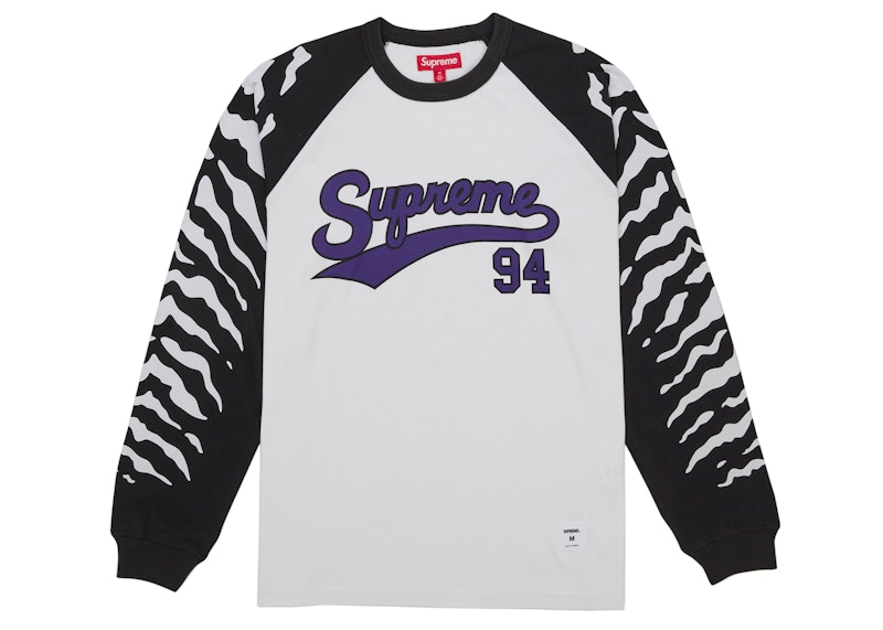 Supreme Tiger Raglan L/S Top Wit